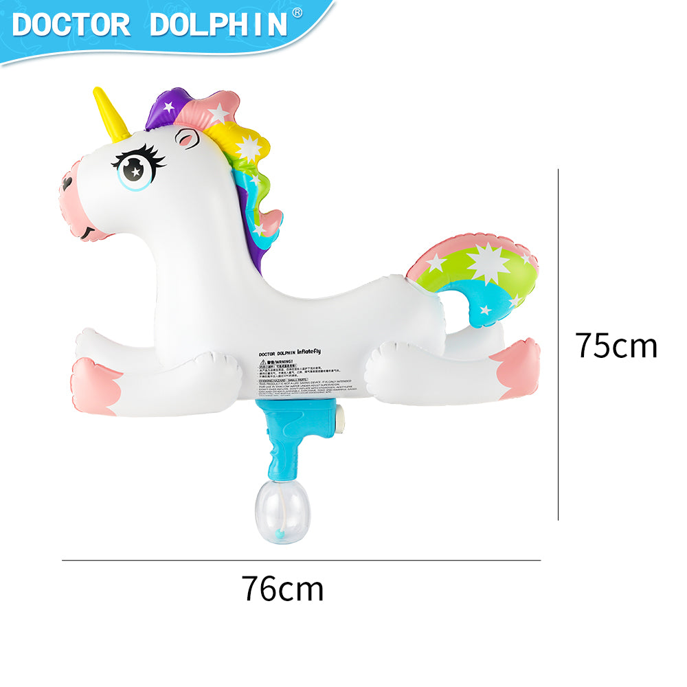 Doctor Dolphin Unicorn Water Gun – 75x76 CM of Splashing Fun