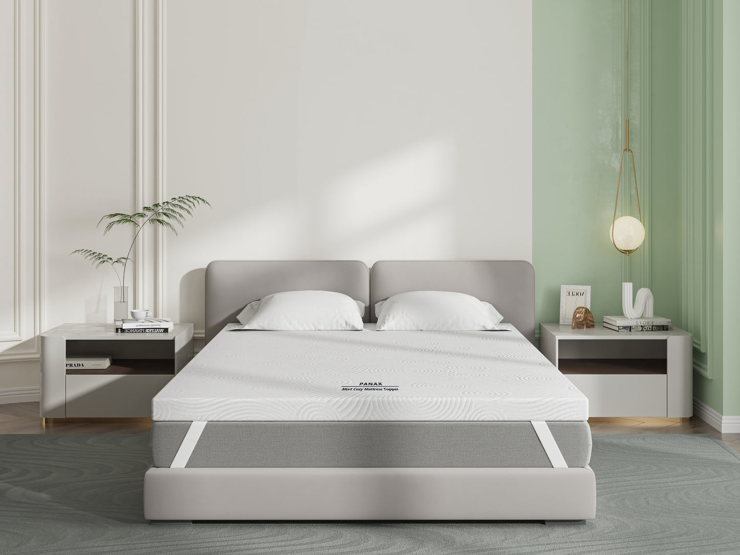 3 Inch 7-Zone Memory Foam Mattress Topper With Cover