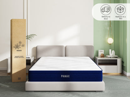 25cm Hybrid Memory Foam Mattress - Cool Sleep, Pressure Relief, Medium Firm