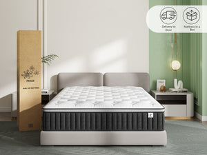 30cm Euro Top Hybrid Mattress -Pressure Relief - Motion Isolation - Bed-in-a-Box