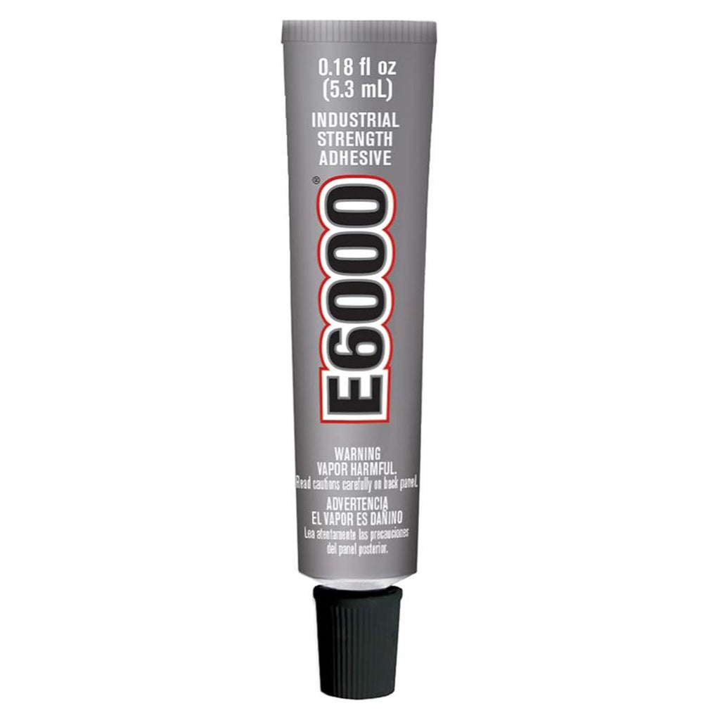 E6000 Medium Viscosity Adhesive, Single Pack, Clear Transparent 5.3mL