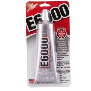E6000 Craft Adhesive - White, Black & Clear Transparent 59.1mL