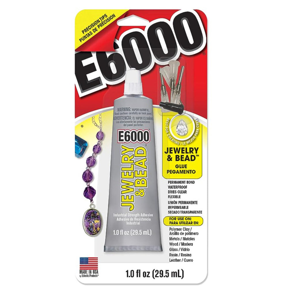 E6000 Jewelry & Bead Adhesive Clear Transparent 29.5mL