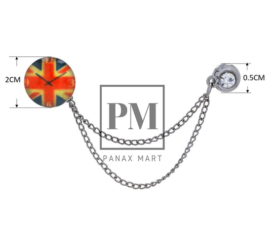 Clock Lapel Pin Collar Brooch - Panax Mart