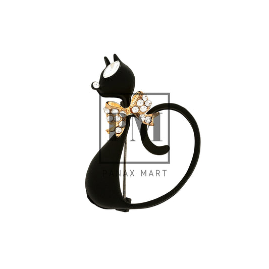 Black Fox Brooch - Panax Mart