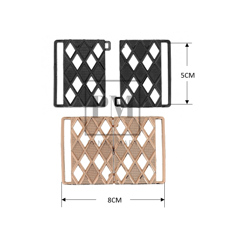 Simple Rectangular Ladies Interlocking Buckle - Panax Mart