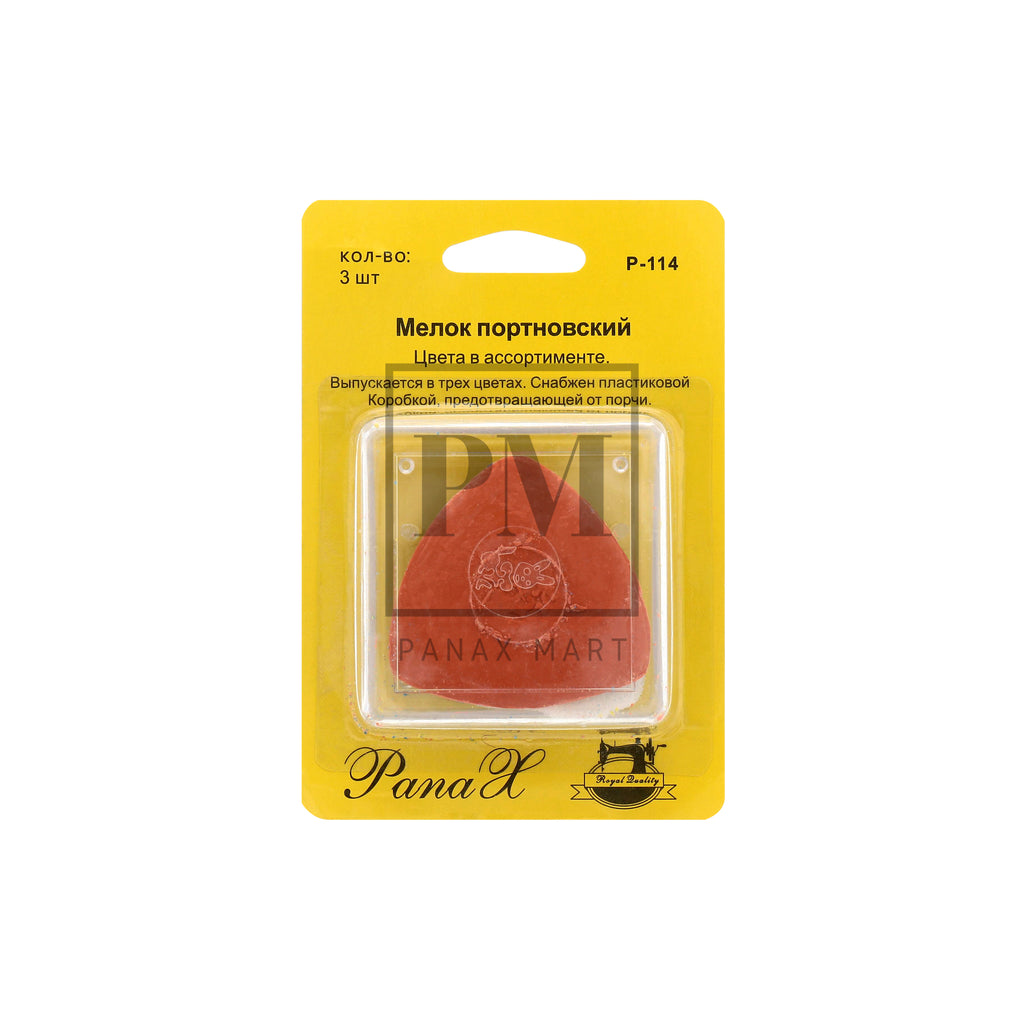Panax 3 Pieces Triangle Tailor's Chalk - Panax Mart
