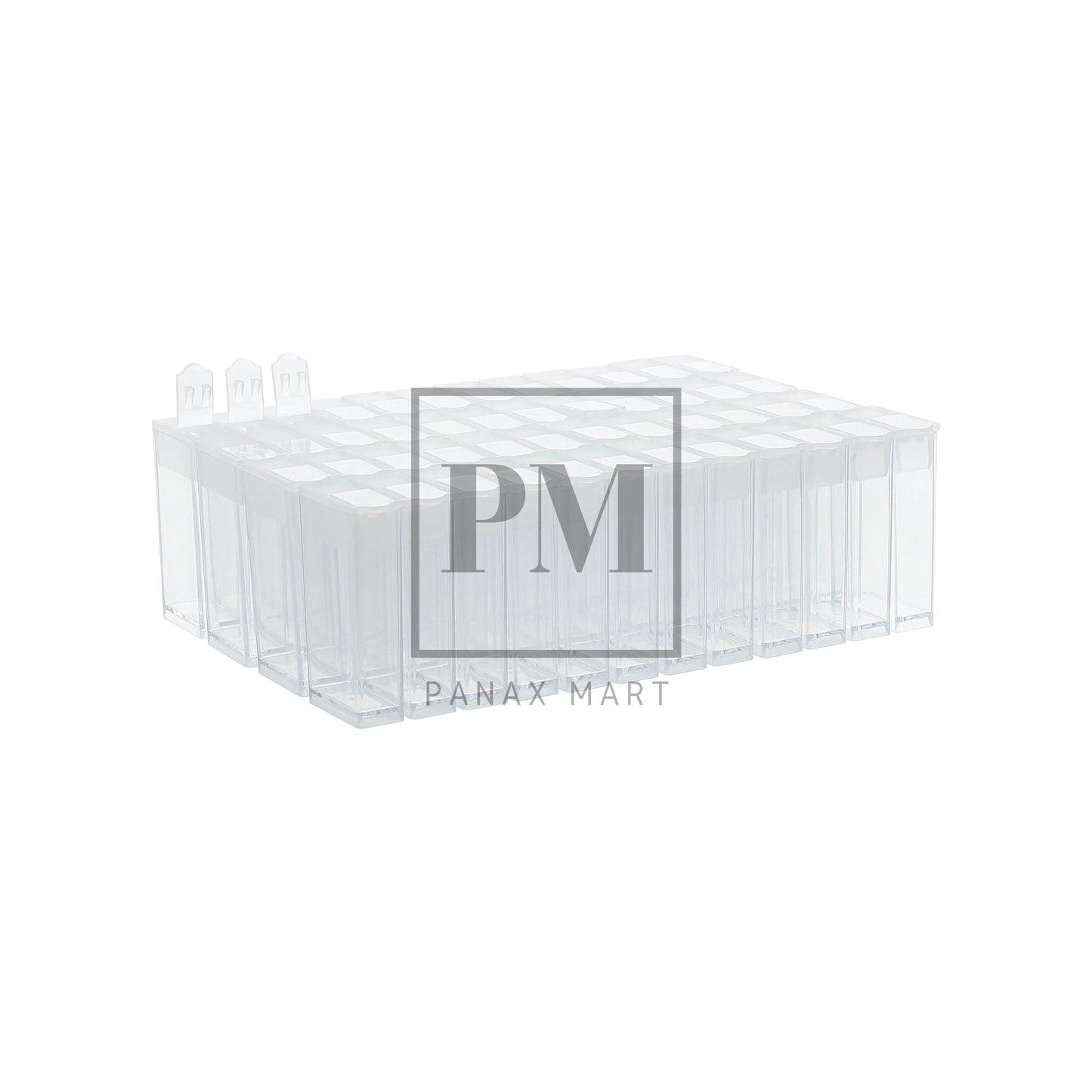 10 Piece Clear Rectangular Plastic Organizer DC-4 - Panax Mart