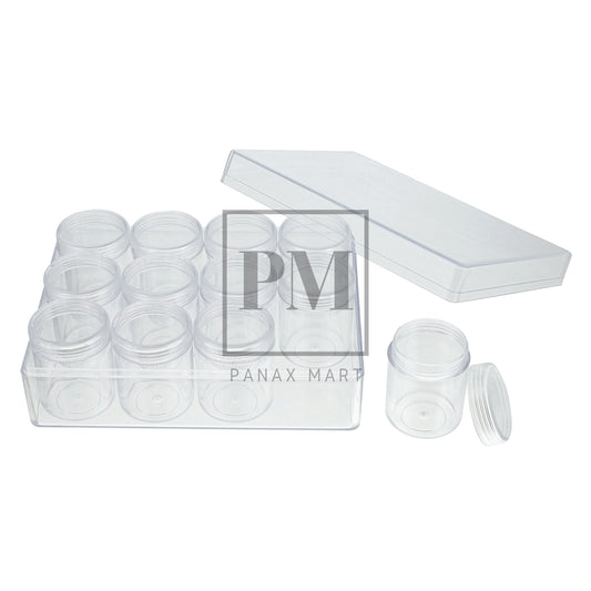 12 Slot Clear Plastic Bead/Jewelry Organizer DC-2 - Panax Mart