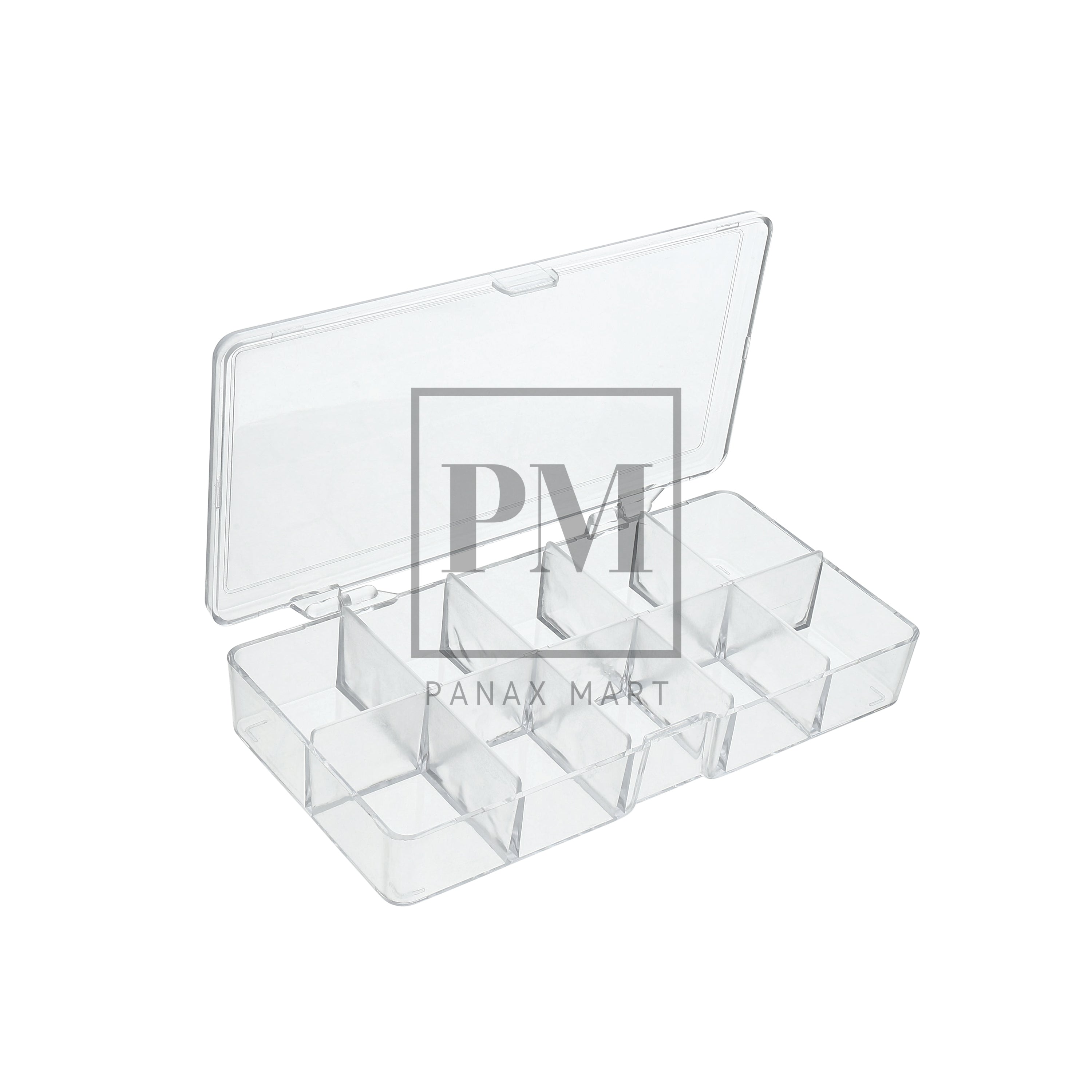 10 Compartment Clear Round Plastic Organizer DC-1 - Panax Mart