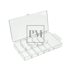 11 Compartment Clear Plastic Organizer with a Hang Tab DC-21 - Panax Mart